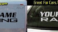 Custom316 Custom YOURNAMEHERE Racing Decal 