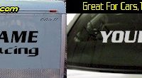 Custom322 Custom YOURNAMEHERE Racing Decal 