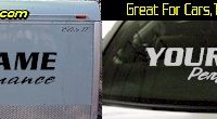 Custom324 Custom YOURNAMEHERE Performance Decal 