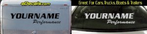 Custom326 Custom YOURNAMEHERE Performance Decal