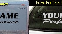 Custom327 Custom YOURNAMEHERE Performance Decal 