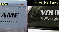 Custom328 Custom YOURNAMEHERE Performance Decal 