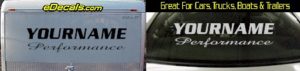 Custom328 Custom YOURNAMEHERE Performance Decal