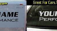Custom329 Custom YOURNAMEHERE Performance Decal 