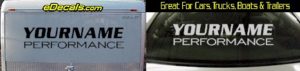 Custom330 Custom YOURNAMEHERE Performance Decal