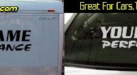 Custom333 Custom YOURNAMEHERE Performance Decal 