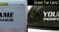 Custom334 Custom YOURNAMEHERE Performance Decal 