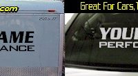 Custom336 Custom YOURNAMEHERE Performance Decal 