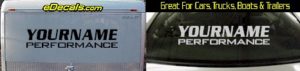 Custom336 Custom YOURNAMEHERE Performance Decal
