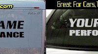 Custom337 Custom YOURNAMEHERE Performance Decal 