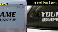 Custom340 Custom YOURNAMEHERE Performance Decal 