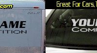Custom345 Custom YOURNAMEHERE Competition Decal 