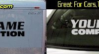 Custom354 Custom YOURNAMEHERE Competition Decal 