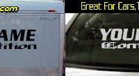 Custom357 Custom YOURNAMEHERE Competition Decal 
