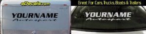 Custom363 Custom YOURNAMEHERE Autosports Decal