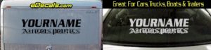Custom372 Custom YOURNAMEHERE Autosports Decal