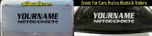 Custom381 Custom YOURNAMEHERE Motorsports Decal