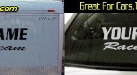 Custom391 Custom YOURNAMEHERE Race Team Decal 