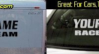 Custom401 Custom YOURNAMEHERE Race Team Decal 