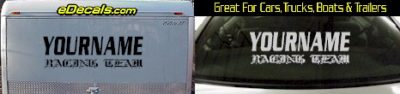 Custom420 Custom YOURNAMEHERE Car Club Decal