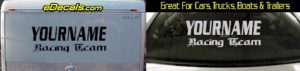Custom421 Custom YOURNAMEHERE Car Club Decal