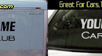Custom425 Custom YOURNAMEHERE Car Club Decal 