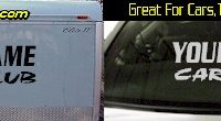 Custom429 Custom YOURNAMEHERE Car Club Decal 