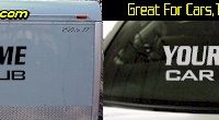 Custom432 Custom YOURNAMEHERE Car Club Decal 