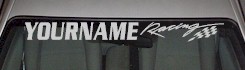 Custom454 Custom YOURNAMEHERE Racing Decal