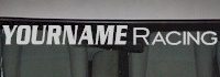 Custom459 Custom YOURNAMEHERE Racing Decal 