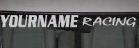 Custom461 Custom YOURNAMEHERE Racing Decal 