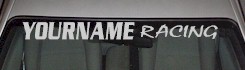 Custom461 Custom YOURNAMEHERE Racing Decal