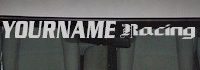 Custom464 Custom YOURNAMEHERE Racing Decal 