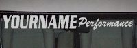 Custom466 Custom YOURNAMEHERE Performance Decal 
