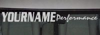 Custom467 Custom YOURNAMEHERE Performance Decal 