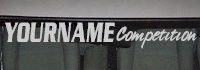 Custom471 Custom YOURNAMEHERE Competition Decal 
