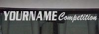 Custom472 Custom YOURNAMEHERE Competition Decal 