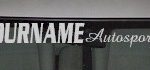Custom481 Custom YOURNAMEHERE Autosports Decal