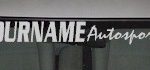 Custom482 Custom YOURNAMEHERE Autosports Decal