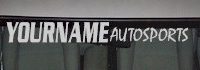 Custom483 Custom YOURNAMEHERE Autosports Decal 