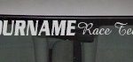 Custom497 Custom YOURNAMEHERE Race Team Decal