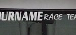 Custom499 Custom YOURNAMEHERE Race Team Decal