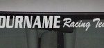 Custom504 Custom YOURNAMEHERE Racing Team Decal