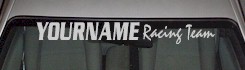 Custom506 Custom YOURNAMEHERE Racing Team Decal