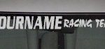 Custom508 Custom YOURNAMEHERE Racing Team Decal