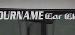 Custom518 Custom YOURNAMEHERE Car Club Decal