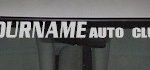 Custom525 Custom YOURNAMEHERE Auto Club Decal