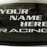 Custom555 Custom YOURNAMEHERE Racing Decal