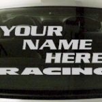 Custom556 Custom YOURNAMEHERE Racing Decal