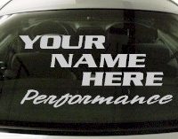 Custom557 Custom YOURNAMEHERE Performance Decal 
